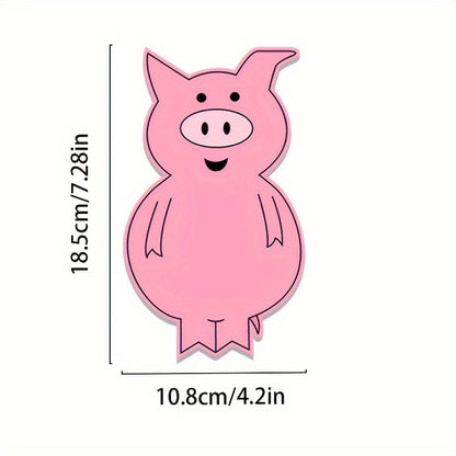 Elephant and Piggie Hand Puppets Plush Stuffed Animal Props for Storytelling, Classroom Teaching & Role Play, Interactive Read-Aloud Toy for Kids Toddlers, Birthday Gift – Pink Animal & Baby Elephant