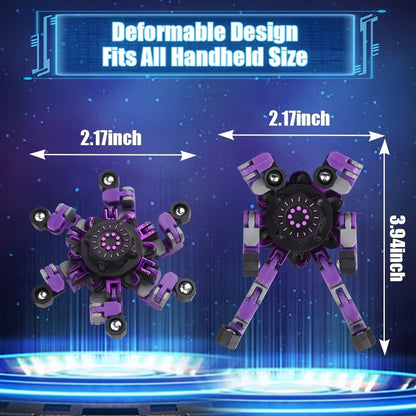 Robot Fidget Spinner Set with 10- or 15-Piece Standard and Luminous Checkout Configurations
