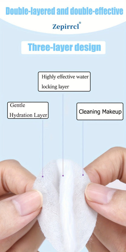 Cotton Rounds Makeup Remover Pads 600pcs — Soft Lint-Free Disposable Facial Cleansing Pads for All Skin Types, Toner Application, Eye & Nail Polish Removal, 6 Packs x 100 Count