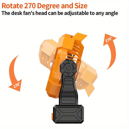 20000mAh-Label Camping Fan with Hanging Hook, LED Lantern and Six Color Checkout Options Pictured