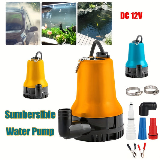 Submersible Pump | 12V DC Pond Garden Fish Tank RV Irrigation Lawn