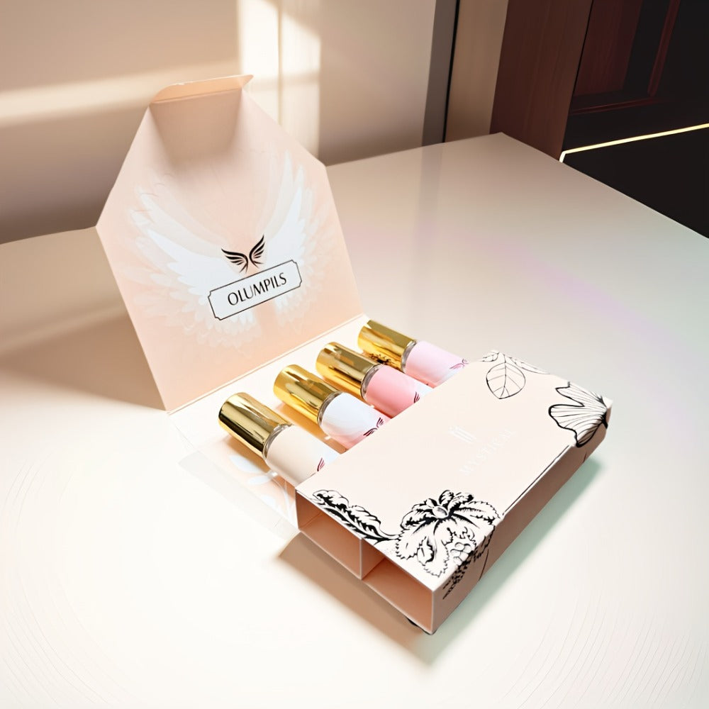 Perfume Gift Set for Women — Mystical 4-Piece Travel Size Fragrance Kit 20ml Each, Fresh Fruity Floral Scents, Long-Lasting Unisex Eau de Parfum, Ideal for Birthday, Valentine’s Day & Everyday Wear