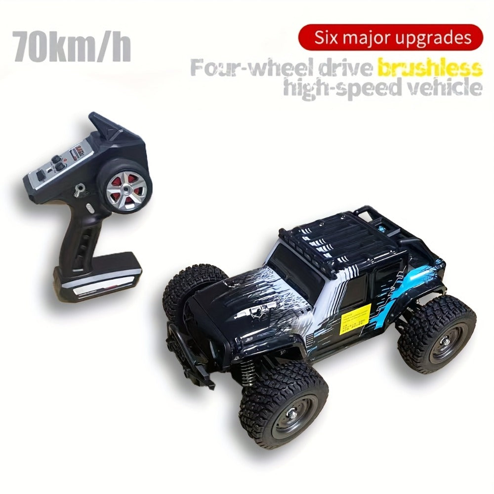 Remote Control Car, 1:16 Scale 4WD Off-Road Truck with 2.4GHz Control, 70KM/H Source Speed and Four Color Options