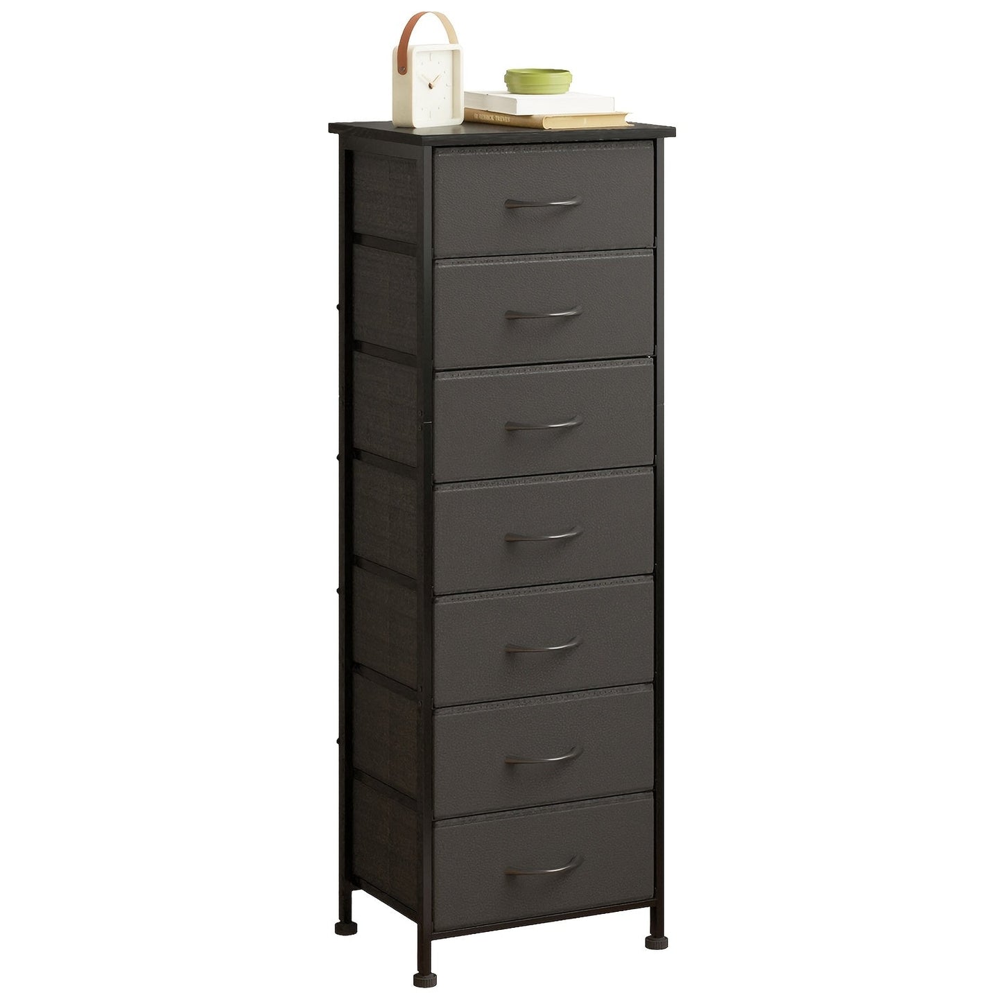 Tall Dresser with Fabric Drawers Storage Organizer 41-47 Inch 6 Drawer Chest for Bedroom Closet Entryway Clothing Storage 6 Colors
