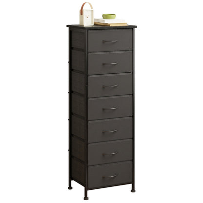 Tall Dresser with Fabric Drawers Storage Organizer 41-47 Inch 6 Drawer Chest for Bedroom Closet Entryway Clothing Storage 6 Colors
