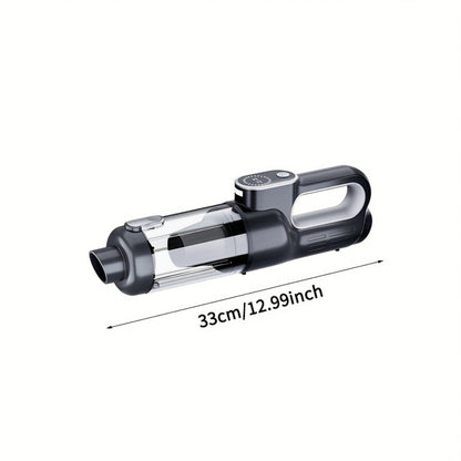 Car Vacuum Cleaner with 13KPa Suction, USB Rechargeable Cordless Body and Multi-Nozzle Accessory Set