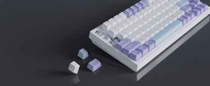 Hot Swap Gasket Mechanical Keyboard AJAZZ AK820 75% – Wireless 2.4GHz & Wired, Volume Knob, South-Facing RGB, Poron Foam, PBT Keycaps, Programmable, 11 Switch & Color Options for PC & Mac