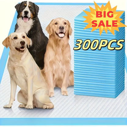 Dog Training Pads Disposable Bulk Packs, 23.62 x 23.62 Inches with 50, 125, 200 or 300-Pad Count Options