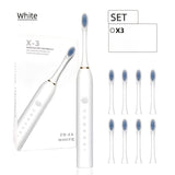White (8 brush heads)