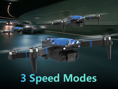 Foldable RC Drone with 2.8-Inch Screen Remote, Dual Cameras and 270-Degree Obstacle Sensor Mode