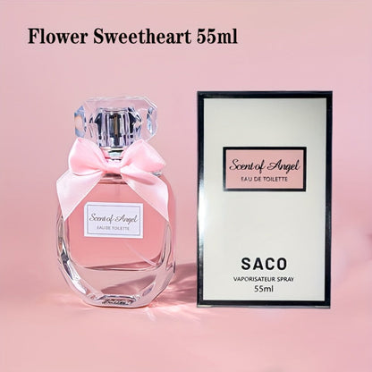 Perfume for Women Long Lasting Floral Fragrance – Angel Eau de Parfum 1.86oz | Lily Orange Blossom Vanilla Musk | Date Night Party Holiday Gift for Her