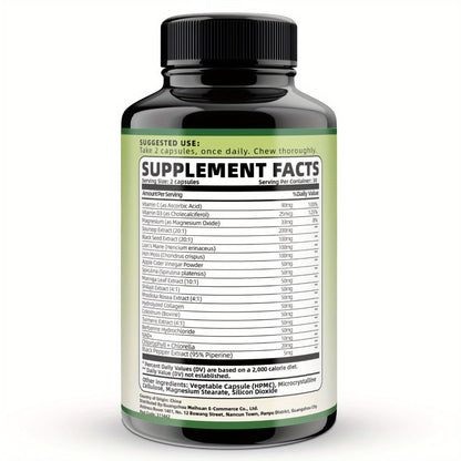 Herbal Supplement with CLEI Label, Soursop Graviola 24-in-1 Capsules, 60 Count, One or Two Bottles