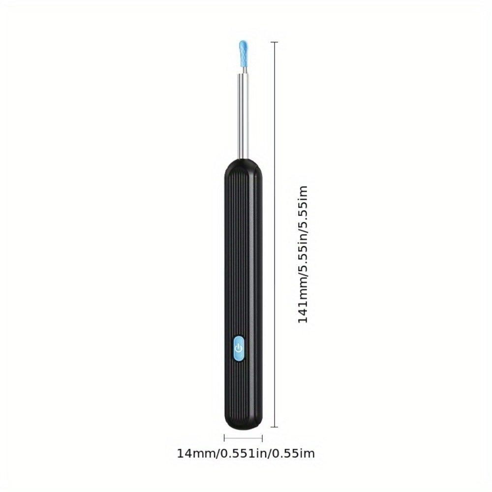 White Visual Ear Camera Tool with Built-In Light in Basic or Seven-Piece Accessory Configurations
