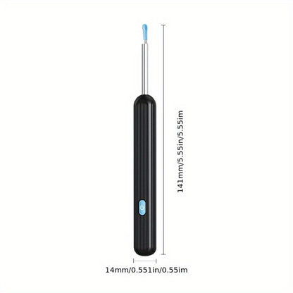 White Visual Ear Camera Tool with Built-In Light in Basic or Seven-Piece Accessory Configurations