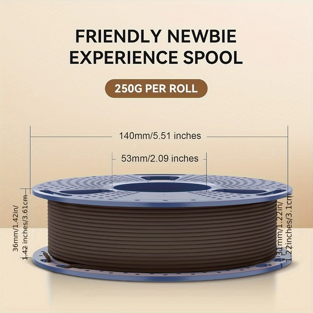3D Printer Filament SUNLU Wood PLA 1.75mm Four-Roll Bundle with 250g Walnut, Logs, Cherry and Maple Spools