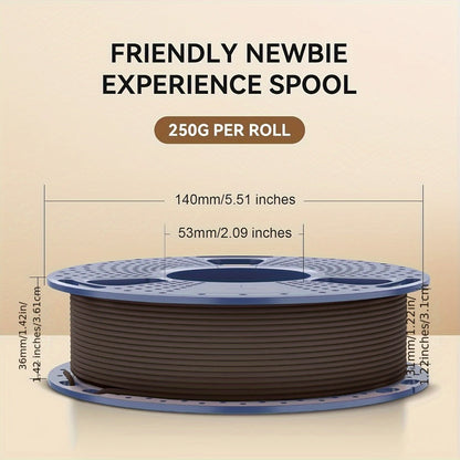 3D Printer Filament SUNLU Wood PLA 1.75mm Four-Roll Bundle with 250g Walnut, Logs, Cherry and Maple Spools