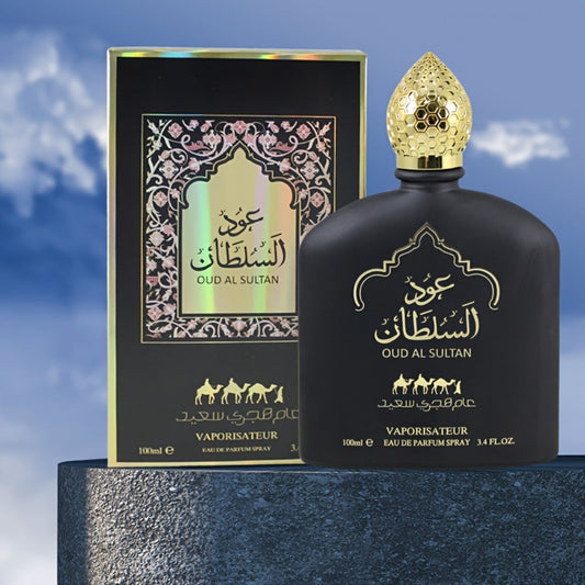 Men's Cologne Arabic Dubai Oud Eau de Parfum — Long Lasting Woody Floral Fruity Fragrance 3.38 oz | Middle Eastern Scent for Date Night, Office & Gifting