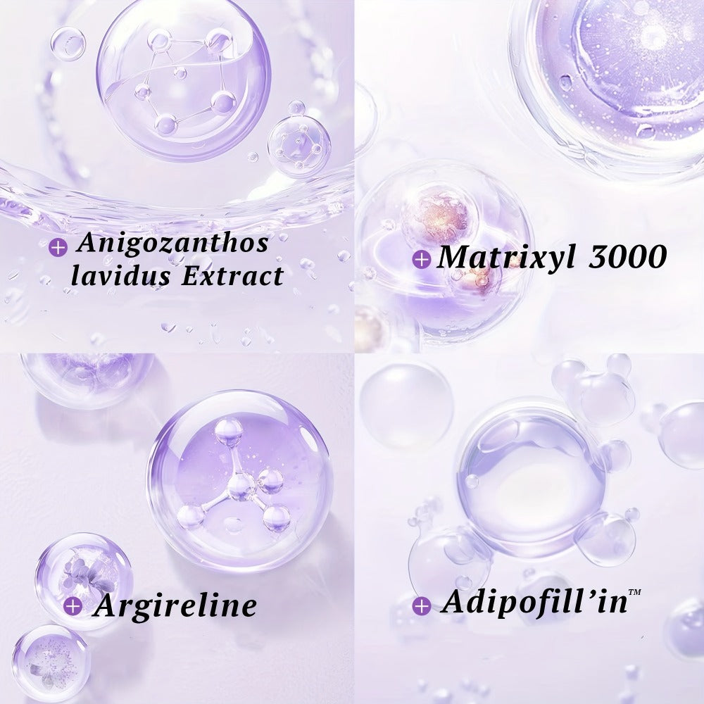 Face Serum with Matrixyl 3000, Argireline, Adipofillin and Anigozanthos Extract in a 1 oz Dropper Bottle