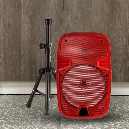 1000W Portable Party Speaker with 8-Inch Woofer & Wired Microphone, Deep Bass 2.1 Surround Sound, 8-Hour Battery, Bluetooth USB SD FM AUX, Wireless Speaker for DJ Karaoke Home Gatherings Outdoor Events