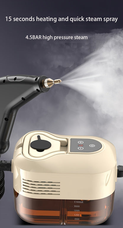 High Temperature Steam Cleaner Handheld Carpet Cleaner High Pressure for Kitchen Grease Sofa Air Conditioner Washing Machine Tile Grout Easy Carry Home Use