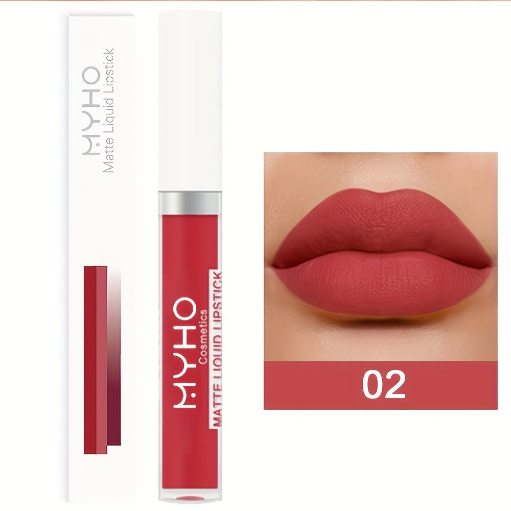 Lip Gloss Set by MYHO Cosmetics with 9 Matte Lip Colors per Set and Two Retained Shade Collections