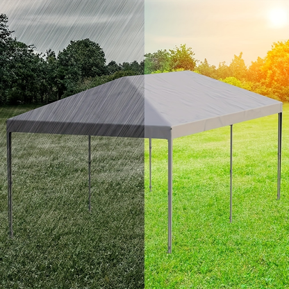 10'x20' Heavy-Duty Instant Canopy Tent - High Quality Pop-Up Event Shelter with Sidewalls, Portable Outdoor Party tent for Weddings, Markets, Backyard - Includes Stakes, Sandbags & Easy Setup, Wind-Resistant Commercial/Personal Use, Durable Oxford Fabric