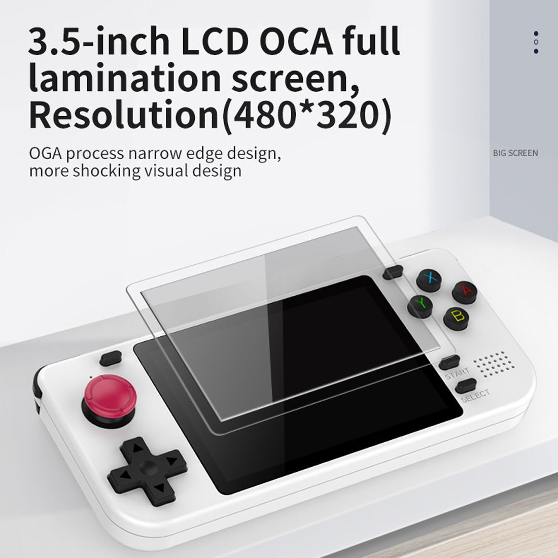 Handheld Game Console Powkiddy RGB10S with 3.5-Inch IPS, 480x320 resolution, 64GB, 128GB or 256GB Options, 3000mAh Battery