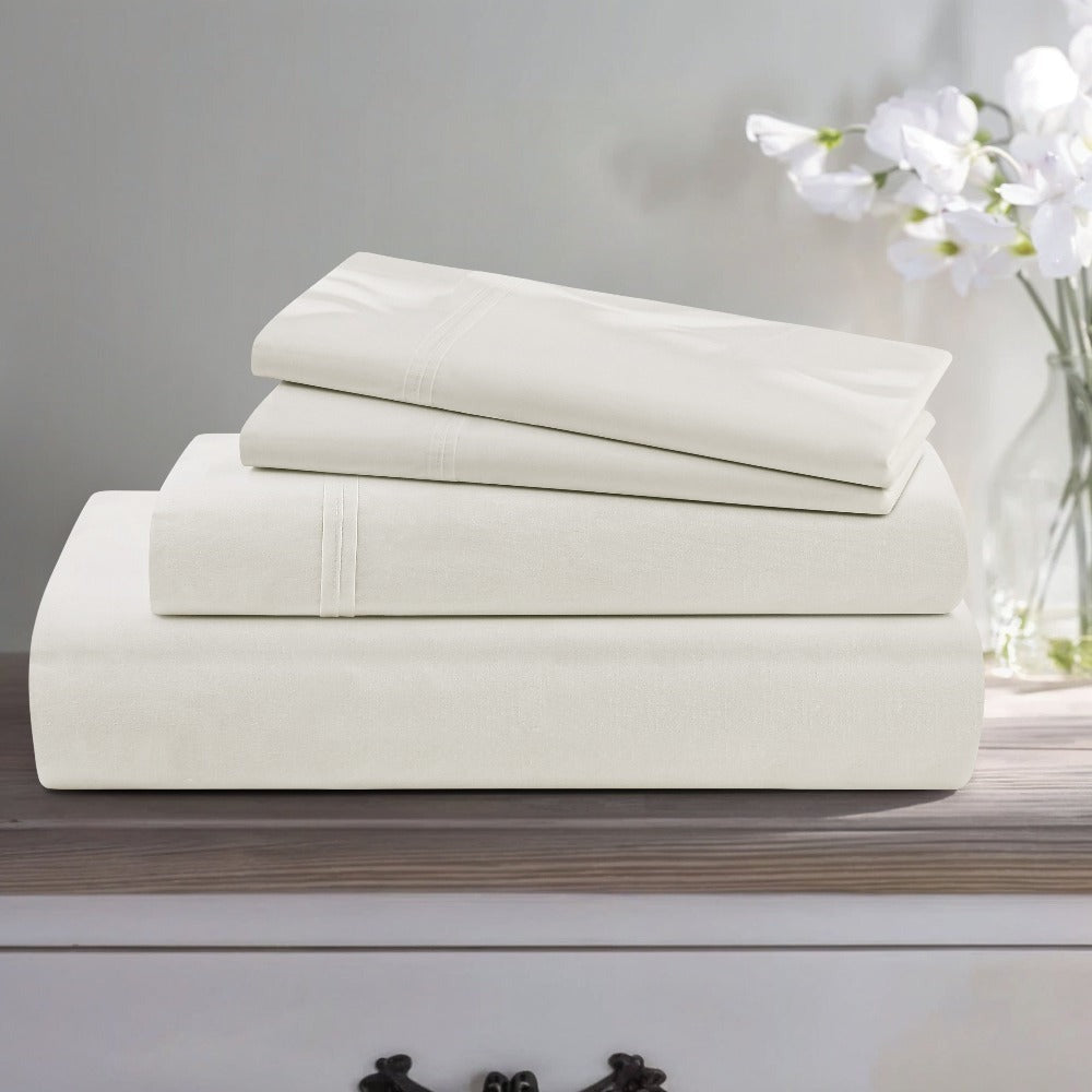1000 Thread Count Egyptian Cotton Sheet Set with 16-Inch Deep Pocket in Twin, Full, Queen and King Sizes