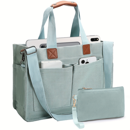Large Capacity Tote Bag for Women – Lightweight Shoulder Bag with Adjustable Strap & Polyester Lining, Daily Use