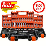 53PCS box ratchet socket wrench set