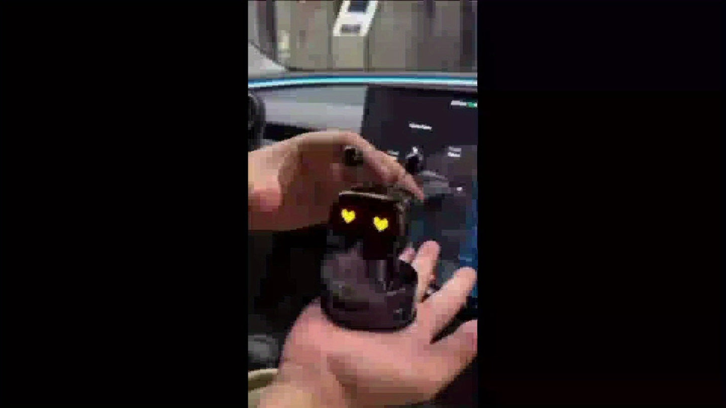 Car Air Freshener Robot-Shaped Auto Spray Diffuser with Four Intensity Levels and Five Color-Scent Options