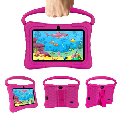 Kids Tablet 7 Inch Android 14 with Parental Control – Eye Protection Screen, GMS Certified, 2GB RAM, 32GB ROM, Silicone Case, Educational Apps, 2.4G WiFi, Perfect Birthday & Holiday Gift for Children