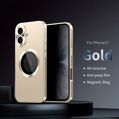 Two-Piece Privacy-Panel Magnetic iPhone Case with Camera Protection in 24 Model and Color Options