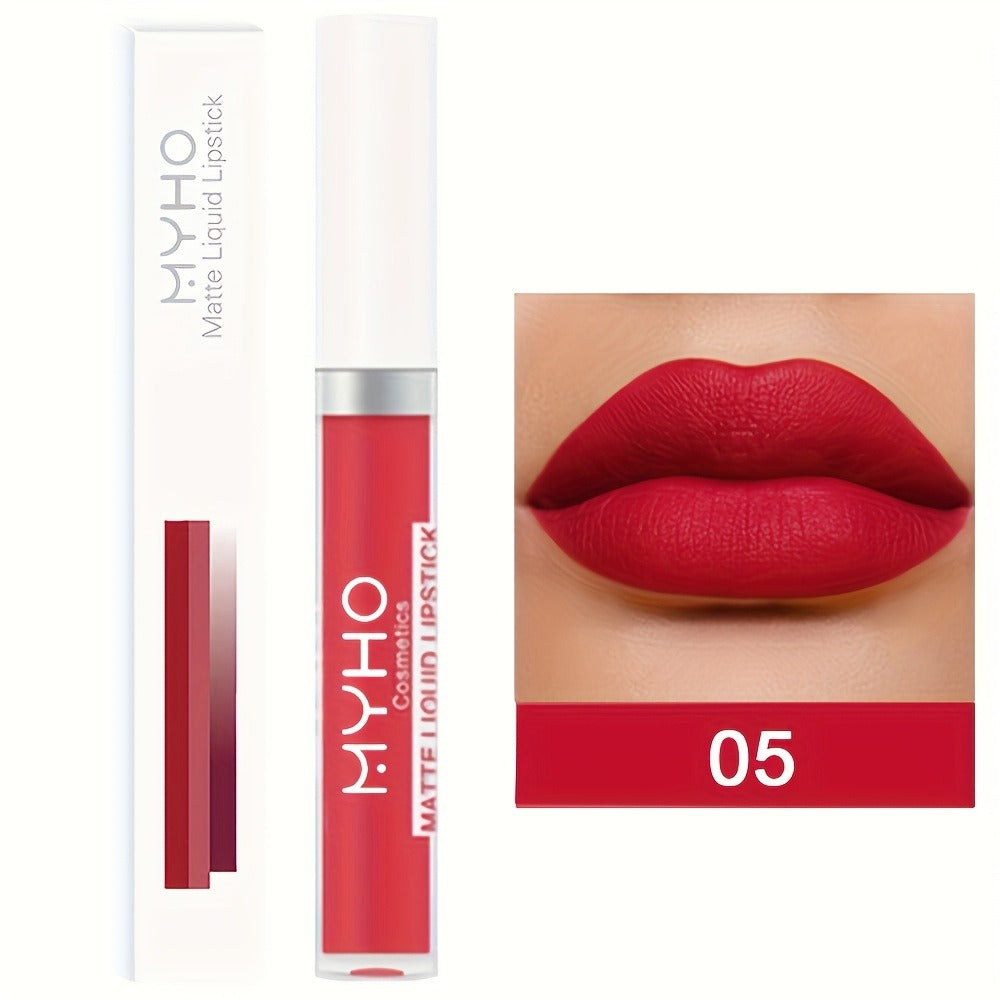 Lip Gloss Set by MYHO Cosmetics with 9 Matte Lip Colors per Set and Two Retained Shade Collections