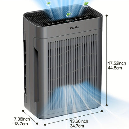Air Purifier with H13 HEPA Filter, 2500 Sq Ft Coverage, PM2.5 Sensor, 22dB Mode and Two Colors