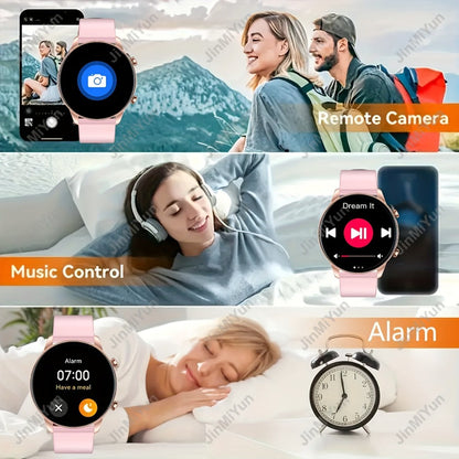 Smartwatch 1.5 Inch Full Touch with Remote Photo Capture, Calling, Music and Sport Modes in Four Colors