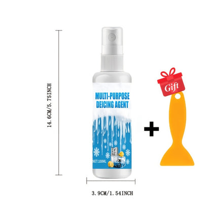Refrigerator & Freezer De-Icer Spray – Fast Ice Melting & Anti-Freeze Solution for Household Fridges, RV Refrigerators & Freezer Coils, Multi-Purpose De-Icing Agent
