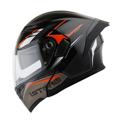 Motorcycle Modular Full Face Helmet Flip Up Dual Visor Inner Smoked Shield Lightweight Aerodynamic Thermoplastic Shell Removable Washable Interior for Men Women, Multiple Colors S M L XL