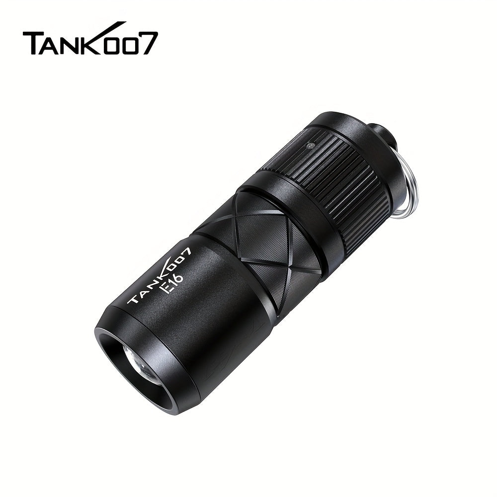 Flashlight Magnetic Mini EDC Torch with 130-Lumen Output, Type-C Charging and Rotary Switch