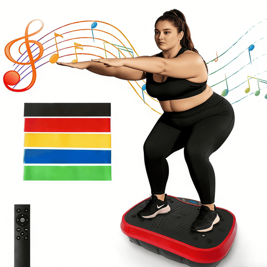 Vibration Plate Exercise Machine 120 Speed Levels – 5 Resistance Bands, LCD Display, Remote Control, 3 Workout Programs – Full Body Shaker for Weight Loss & Fat Burning, Women & Men