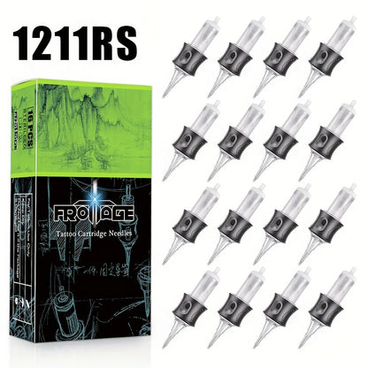 Tattoo Needle Cartridge Set 26 Sizes Integrated High Transparency Tips Round Liner Shader Curved Magnum M1 RL RS CM Disposable for Professional Artists & Beginners