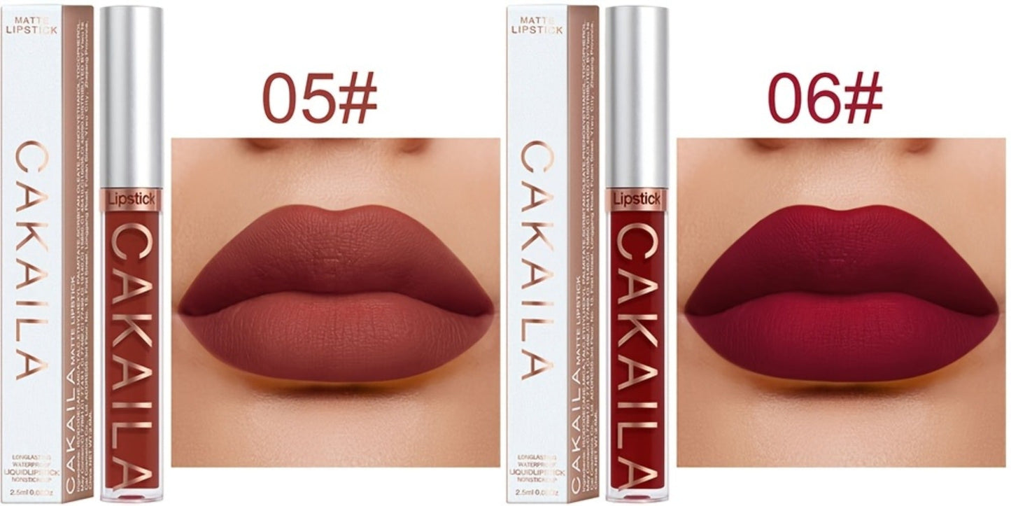 18-Piece Matte Lipstick Set for Women — Long-Wearing Smudge-Proof Moisturizing Liquid Formula, Smooth Creamy Velvety Finish, All-Day Comfortable Wear, Multi-Shade Lip Color Collection Gift