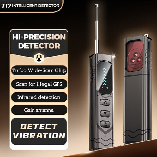 Smart Bug Detector Anti-Spy Camera Finder with Anti-Eavesdropping, Anti-Tracking & Anti-Stealing Detection – Portable Privacy Security Scanner for Hotels, Meeting Rooms, Cars, Homes & Travel