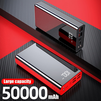 Power Bank 100000mAh 22.5W Super Fast Charging Two-Way USB-C Digital Display Large Capacity Portable Charger for Travel Camping Outdoor Emergency Backup