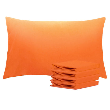 Four-Pack Queen Pillowcase Set in 32 Solid Colors with 20 x 30-Inch Size and Envelope Closure