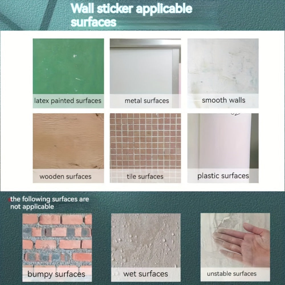 100-Piece 3D Foam Brick Wall Panel Set in Five Patterns with 13.78 x 15.16-Inch Self-Adhesive Tiles