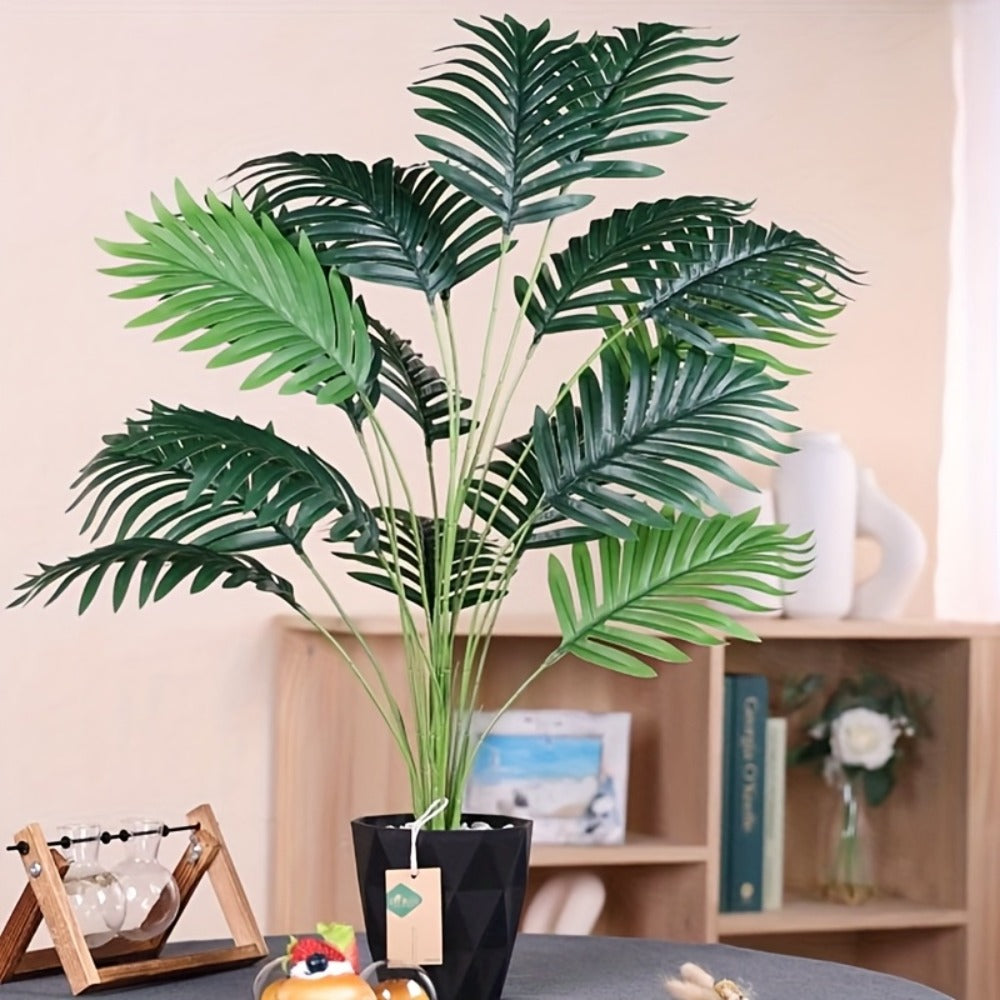 Realistic Artificial Plants 2pcs – Lifelike Fake Plant Decor for Indoor & Outdoor, Home, Wedding, Garden & Festival Celebrations, Elegant Faux Greenery Decoration Set