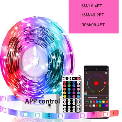 LED Strip Lights for Room Color Changing – 44-Key Remote, Dimmable, Timer, Cuttable, USB Powered | 16.4FT to 98.4FT | Bedroom, Gaming Room, Party & Holiday Decor