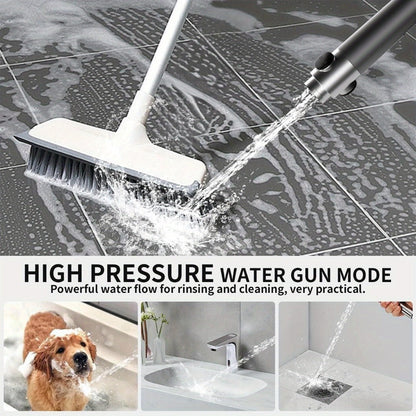 Four-Piece High-Pressure Wall-Mount Shower Head Set with Turbine Spray, Six Filters and 68-Inch Hose