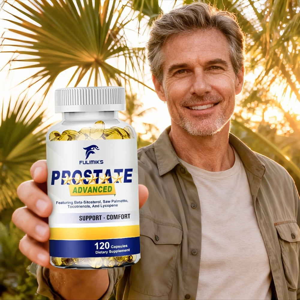 Dietary Supplement Saw Palmetto Extract and Zinc Capsules in a Men’s Formula, 120 Count for Daily Supplement Routines